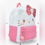 Sanrio Hello Kitty Kawaii Fuzzy full size backpack bag adjustable straps Photo 1