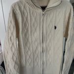 U.S. Polo Assn. cable-knit zip-up sweater 💕 Photo 1
