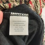 East 5th Brown and Red Long Sleeve Blouse with Notched Collar Photo 4