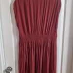 Loft Women’s 100% Rayon Burgundy Dress Sz XL. 6006 Photo 0