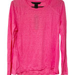 Marc by Marc Jacobs  Size Medium 100% Linen Pink Thin‎ Knit Long Sleeve Top NEW Photo 0