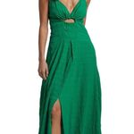 Showpo Resort Wear Emerald Green Cutout Quiet Luxury Floor Length Maxi Dress 12 Photo 0