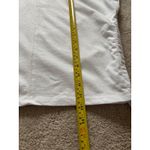 Sam Edelman  White Crew Neck Ruched Side Tie T-Shirt Photo 4