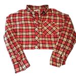Arizona Jeans Arizona cropped flannel size M new without tags Photo 2