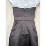 Alfred Angelo  Black Strapless Sweetheart Neckline Hoco Wedding Guest LBD Size 6 Photo 5