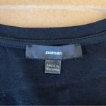 Diesel  Black Scoop Neck Tee Photo 5