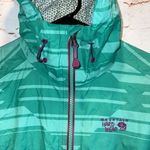 Mountain Hardwear rain jacket shell green full zip READ water resistant small Photo 4