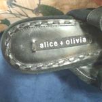 Alice + Olivia  Charlize Wedge Sling Back Cork‎ Heel Platform Sandals Photo 5