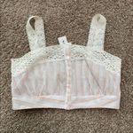 LA Hearts Button Front Trim Top Photo 1