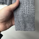 SheIn  Women's Gray Knit Sweater Size Large – Waffle Texture Pullover Photo 4