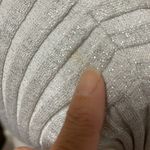 Wet Seal *flawed* Silver Ribbed Cardigan l Sweater Juniors Size Large Photo 13