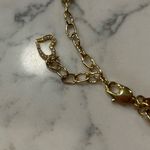 NBJ Natalie B Jewelry Gold Toned Rhinestone Heart Necklace Photo 1