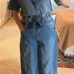 We The Free Free People Wide Leg Denim Jumpsuit Photo 0