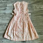 VINTAGE 1960s pink brocade babydoll dress Size 0P Photo 7