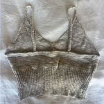 Debut Beige Knit Crop Top - S Photo 1