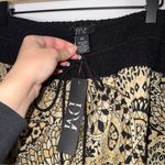 Black and Tan Beige Paisley Skirt with Lace Trim NWT Cotton‎ Plus Size Size 2X Photo 4