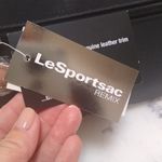 LeSportsac Remix Jet with Raw Leather Clutch Photo 8