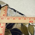 Tahari M Floral Top Palm Linen Lagenlook Coastal Vacation Beach Preppy Casual Photo 5