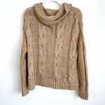 J.O.A. Neutral Tan Cowl Neck Sweater  Photo 8