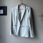Veronica Beard Scuba Iconic Blazer Schoolboy Dickey Blazer Jacket White Size 8 Photo 3