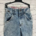 Lee Vintage Juniors High Waist Tapered Acid Wash Jeans Size 5 24x30 Long 80s/90s Photo 1