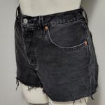 Levi's 501 Darkest Hour denim cutoff shorts size 30 Photo 4
