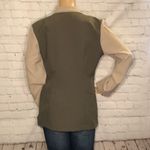 Vintage Victoria Ashley Double Breasted Blazer Tan Olive Green Medium? Photo 5