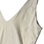 Second Skin Anthropologie Women's L White Bodysuit Comfort Neutral Casual Flawed Size L Photo 2