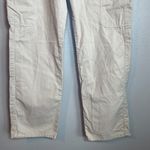 ZARA  Pants Womens Size 8 Beige Flat Front Straight Leg Cargo Pockets Y2K 90s Photo 2