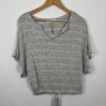 Jack by BB Dakota V Neck Tie Waist Shirt Size XS Photo 0