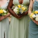 Kennedy Blue  Bridesmaid Dress Sage Green Photo 4