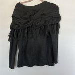 Apostrophe EUC  Cowl Neck Knit Sweater Grey sz M Photo 3