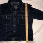 Marithe Francois Girbaud Size M Denim Jacket Jean Dark Wash Blue Unisex Vintage Size M Photo 7