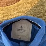 Abercrombie & Fitch Vintage Retro Original Y2K Blue Polo Shirt Women’s Medium Photo 2