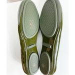 Tory Burch  Womens Minnie Patent Leather Ballet Flats Shoes Leccio Dark Green 6.5 Photo 5