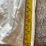 Faded Glory Y2K  Cream Fitted Long Sleeve Tee Striped Sleeves SZ S Cute Casual Photo 9