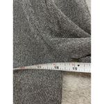Alfani  Women's Shiny Metallic Fibers Sweater Gray Long Sleeve Size Medium Knit Photo 4