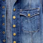 Current/Elliott The Snap Trucker Denim Jean Jacket Size S Photo 6