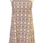 Lush Clothing Lush Southwestern Print A-Line Halter Dress SMALL Biege Aztec Western Summer Photo 0