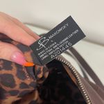 B Makowsky Brown Pebble Leather Western Boho Studded Fringe Crossbody Bag Purse Photo 14