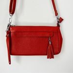 Lecxci Leather Crossbody Purses Clutch Phone Wallet‎ Orange 🔷 Photo 5