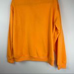 PINK - Victoria's Secret PINK Victoria’s Secret Orange Spellout Quarter Zip Sweatshirt Sz Medium Photo 9