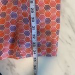 Gap Dress Size Small Geometric Print Button Front Long Sleeve Pink Orange Retro Photo 10