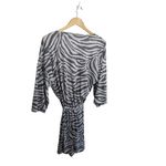 Flora Short Robe XL Animal Print with Belt Photo 2