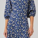 Rolla's Rolla’s Valerie Rambling Rose Dress in French Blue Photo 0