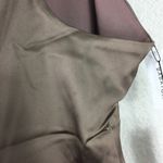 Aritzia Babaton Satin Mini Dress 10 Pressure 90s Taupe High Shine Racer Back Photo 11