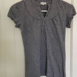 Aeropostale women’s button-neck tshirt — small Photo 0