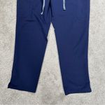FIGS  Women’s Yola Skinny Scrub Pants Pull On Drawstring Mid Rise in Navy XL Photo 4