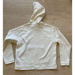 Adidas White SLCT Hood Sweatshirt Casual Comfort Loungewear Size S Photo 6