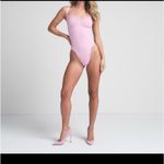 SKIMS BNWOT Seamless Sculpt Lace Thong Bodysuit Bubblegum M Photo 1